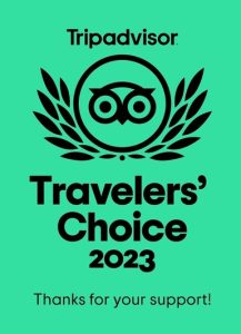 Tripadvisor Travelers' Choice 2023 Award